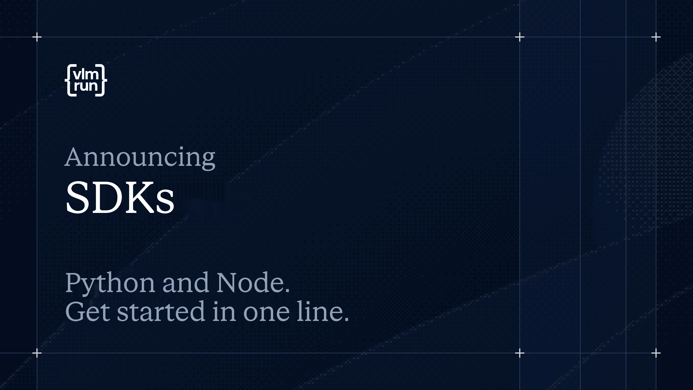 VLM Run Python and Node SDK announcement
