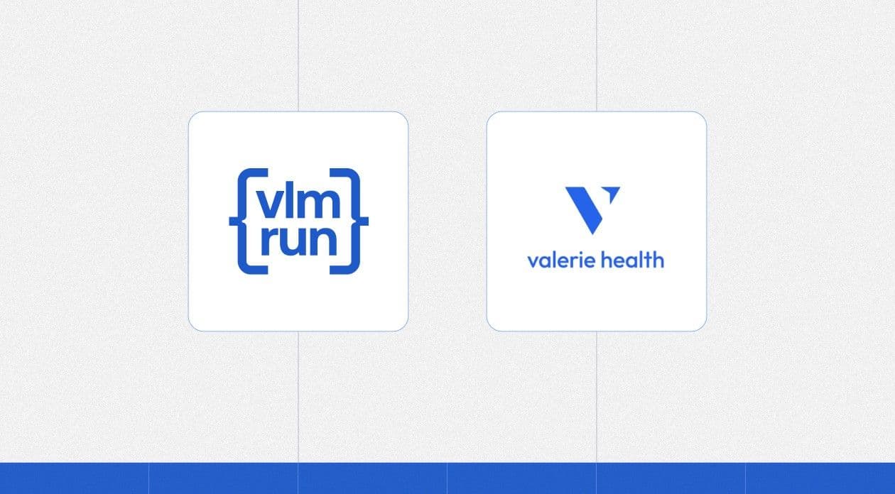Valerie Health eliminates patient paperwork with VLM Run